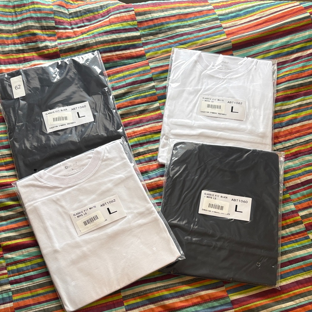 Sale $7 for 4-Ethika  long Sleeve classic fit Boys large girls small nwt